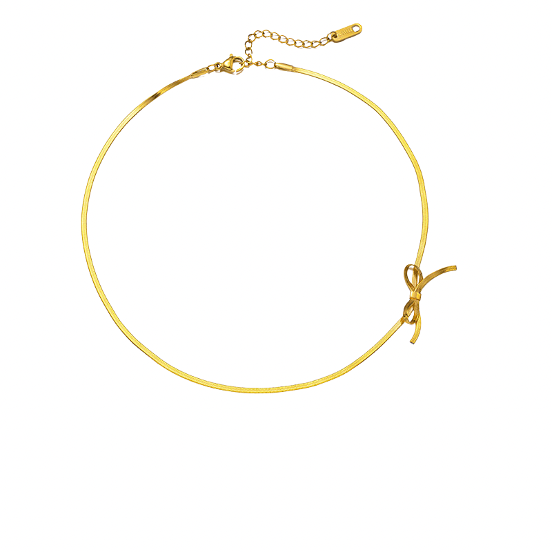 Bow Snake Necklace
