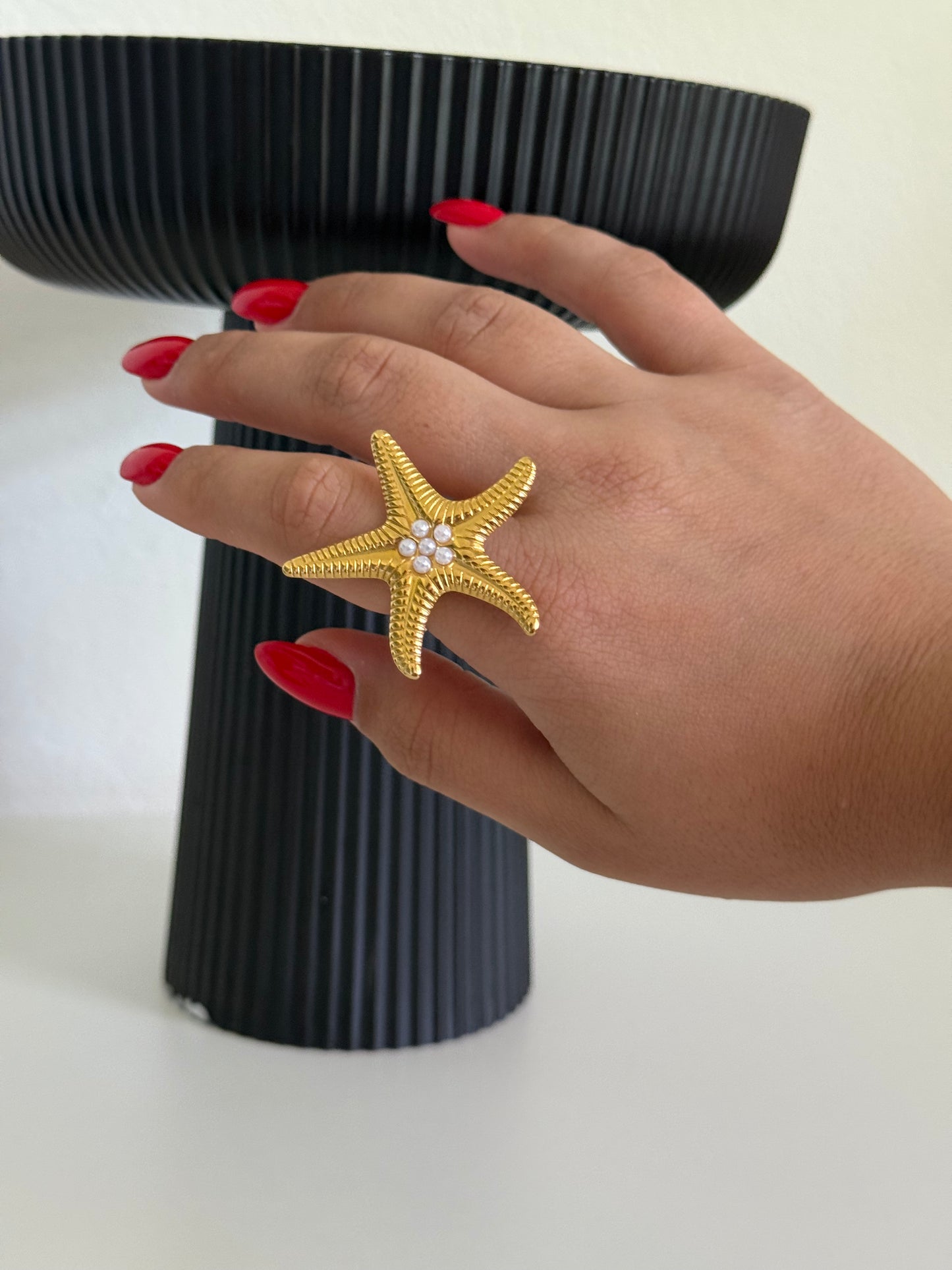 Estrella Perlada Ring