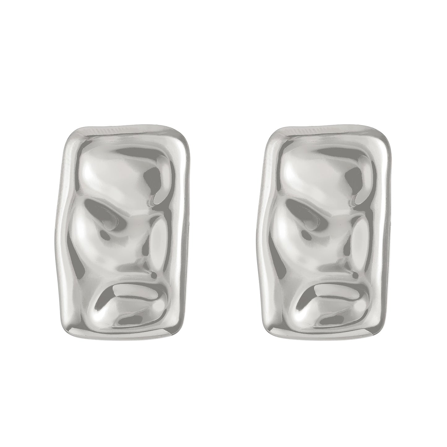 Silver Wave Earrings