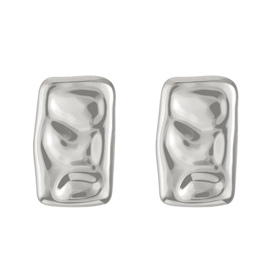 Silver Wave Earrings