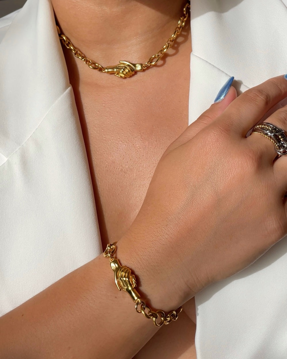 Manitos Set Necklace & Bracelet