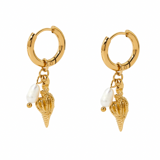 Conchas Doradas Earrings
