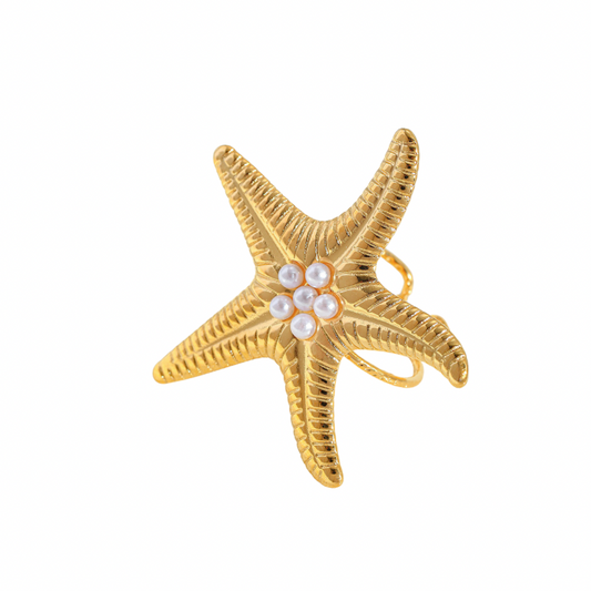 Estrella Perlada Ring